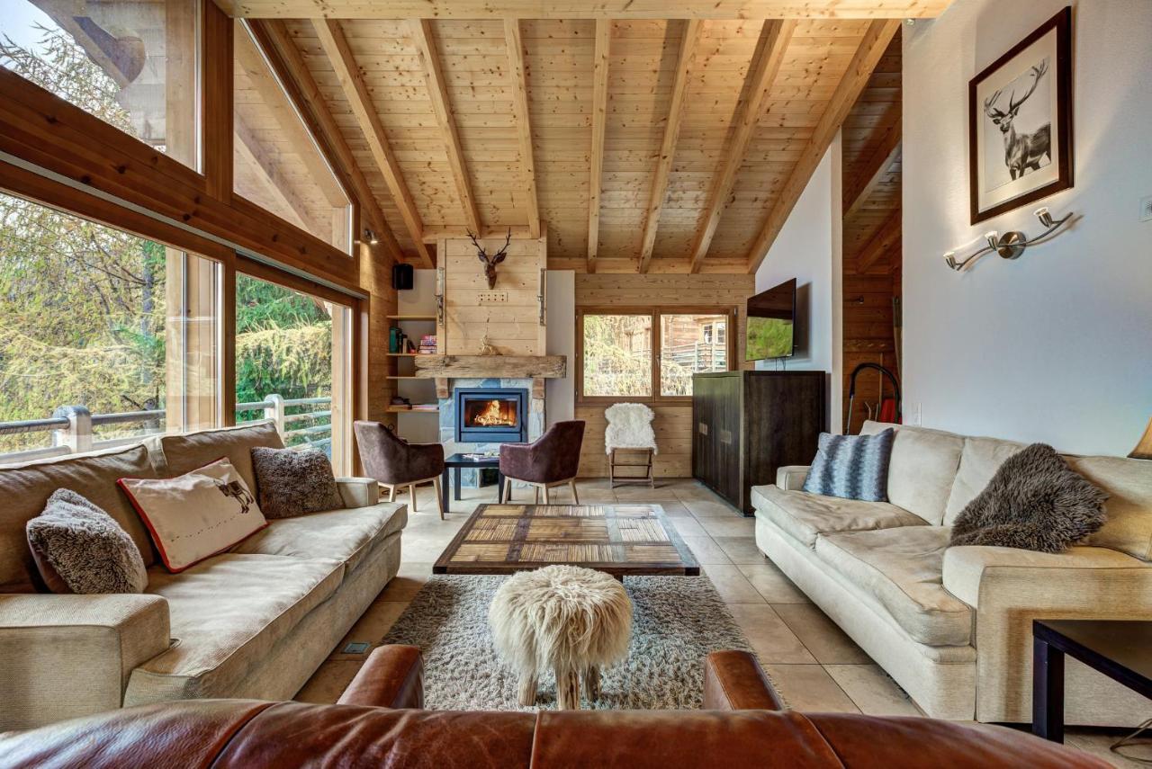 Chalet Le Cerf La Tzoumaz Kültér fotó